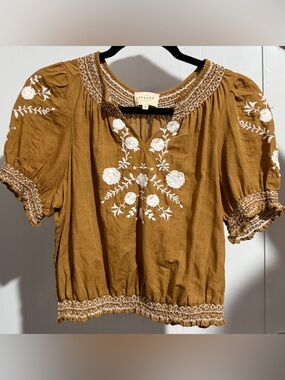 EUC- Sezane Marru Blouse Size 8 (40)